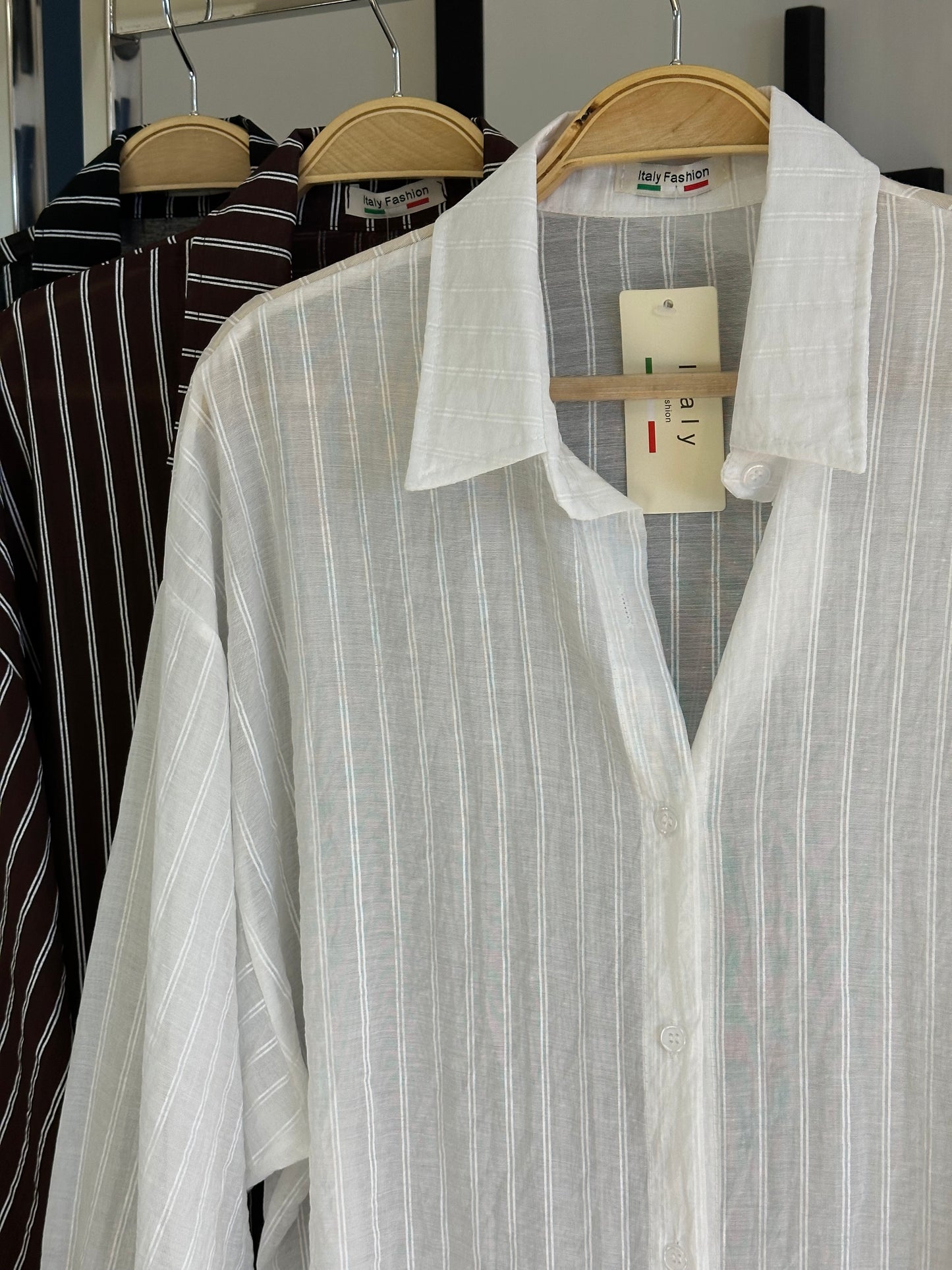 Blusa Rayas Blanca