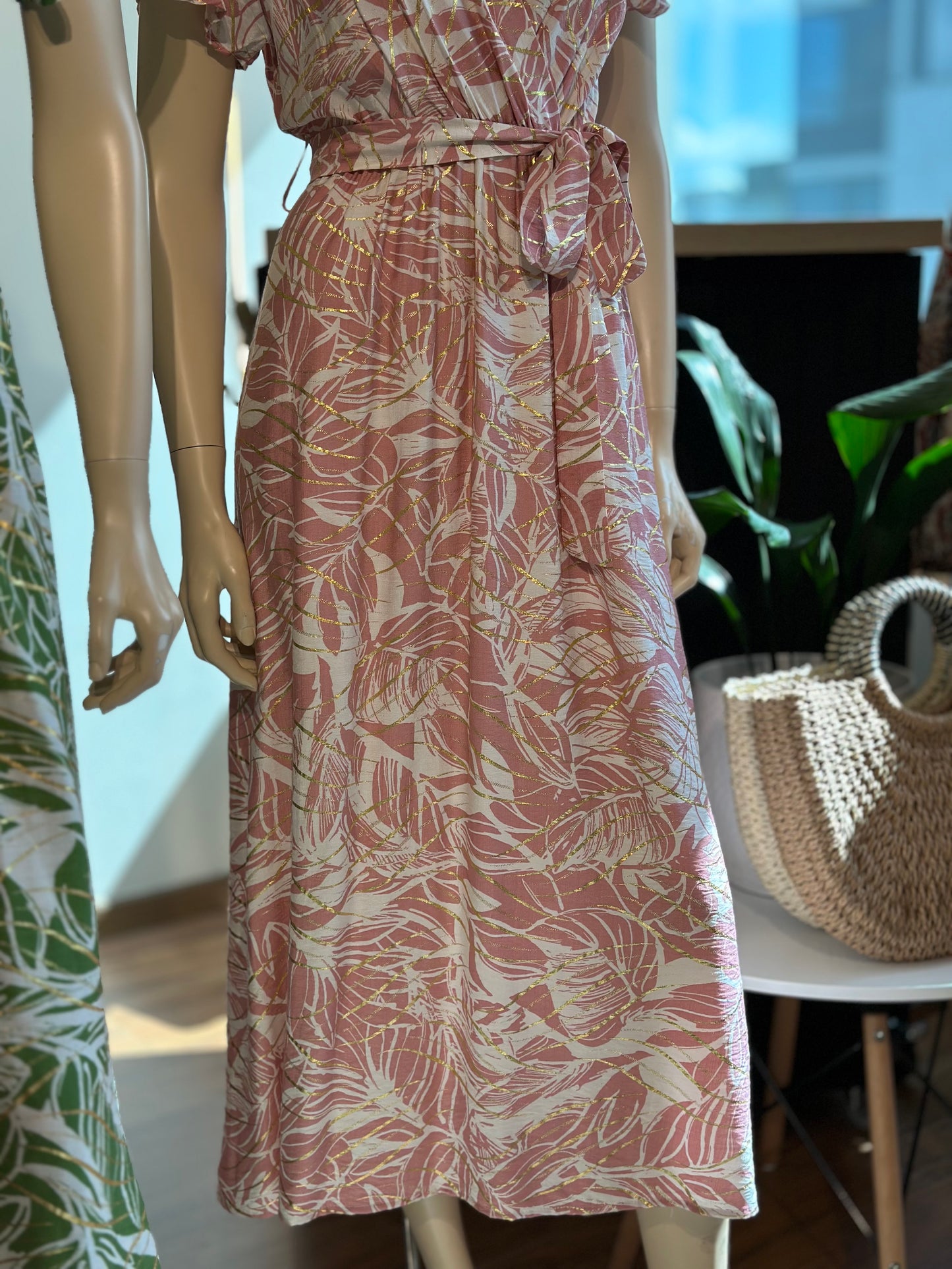 Vestido Rosa Gold