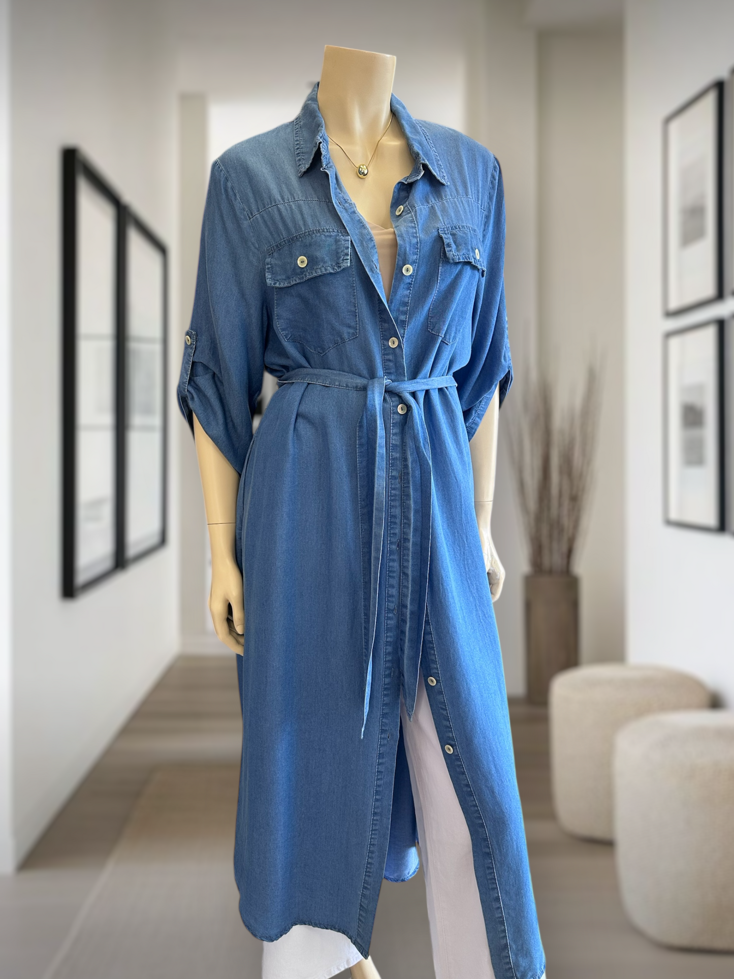 Vestido Camisero Tencel