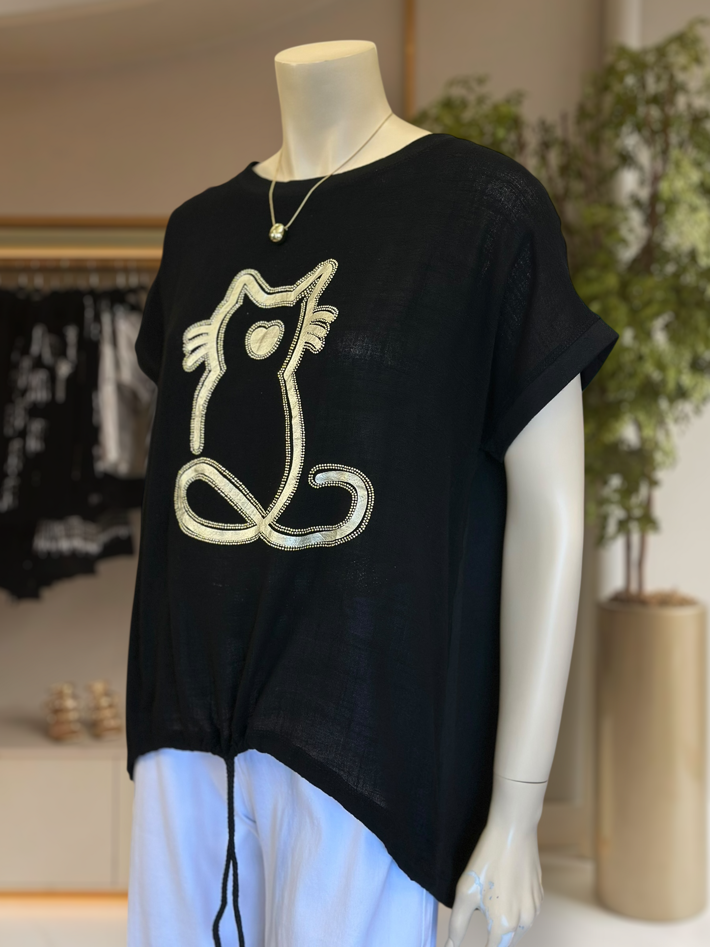 Polera Cat Negro