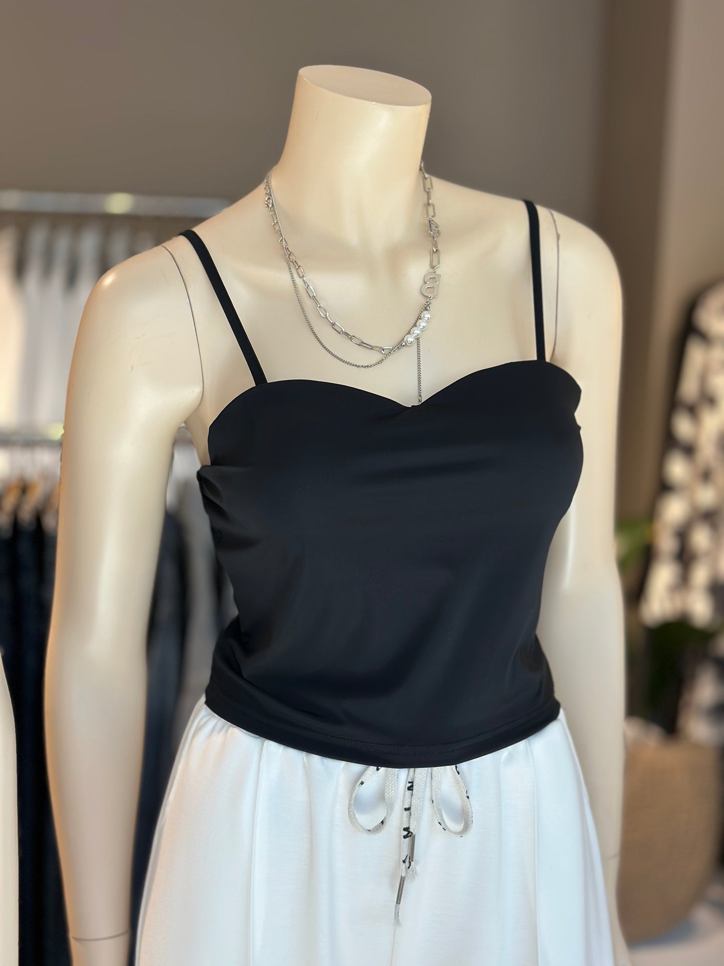 Bralette Lycra Fría Negro