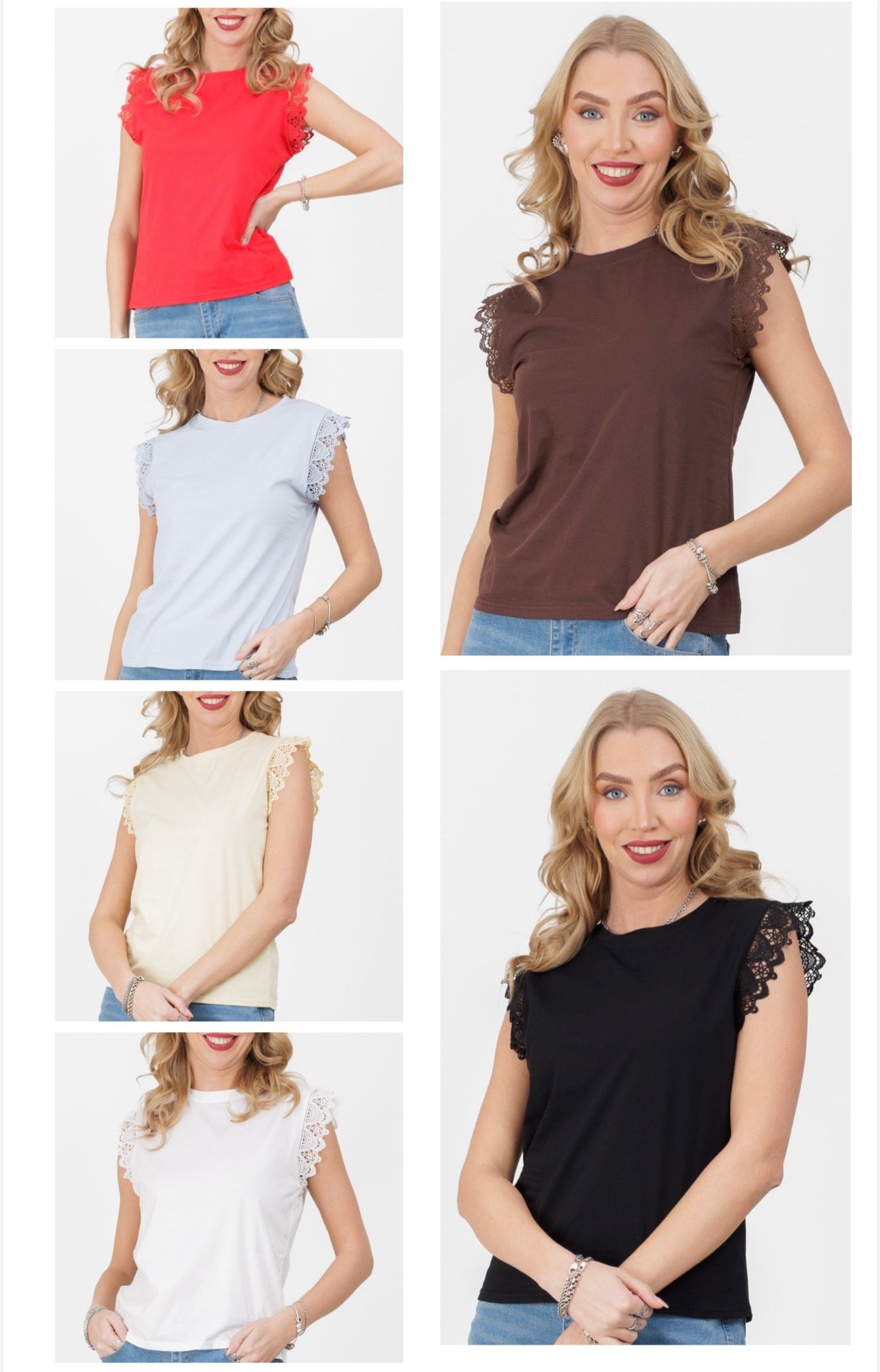 Polera Broderie Blanco