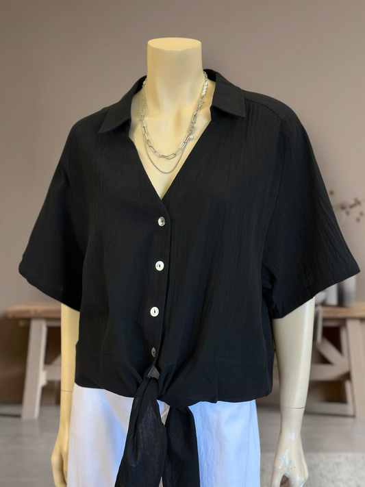 Blusa Nudo Negro
