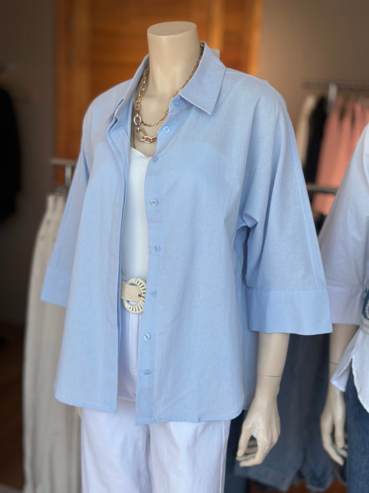Blusa Linolet Celeste