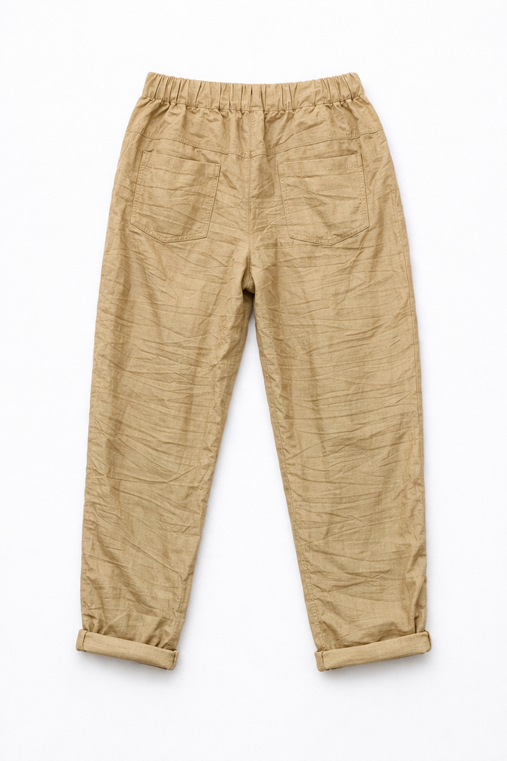 Jogger Gabardina Corrugada Camel