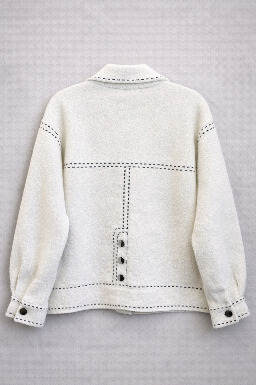 Chaqueta Stitch Marfil