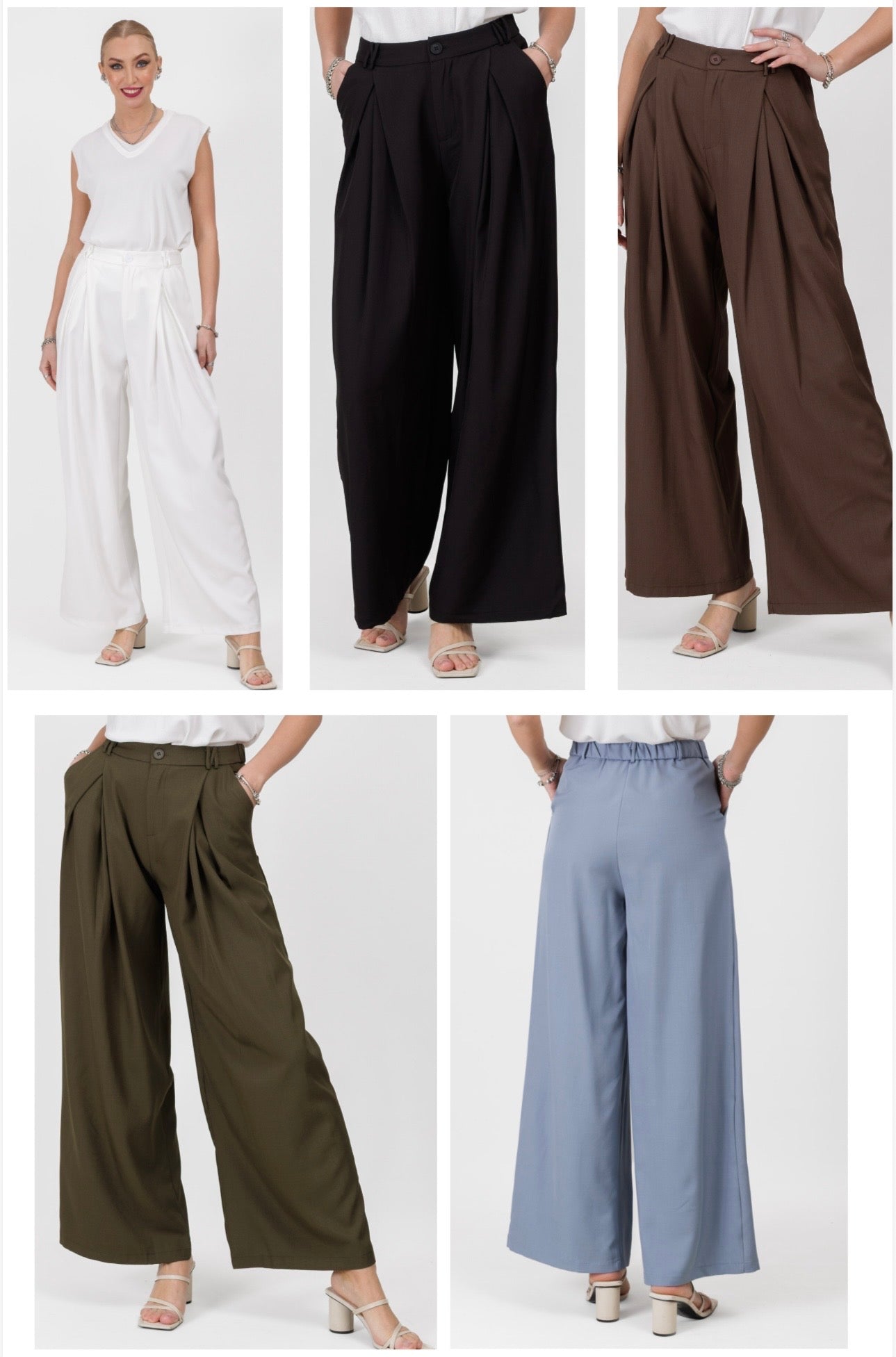 Pantalón Sastrero Blanco