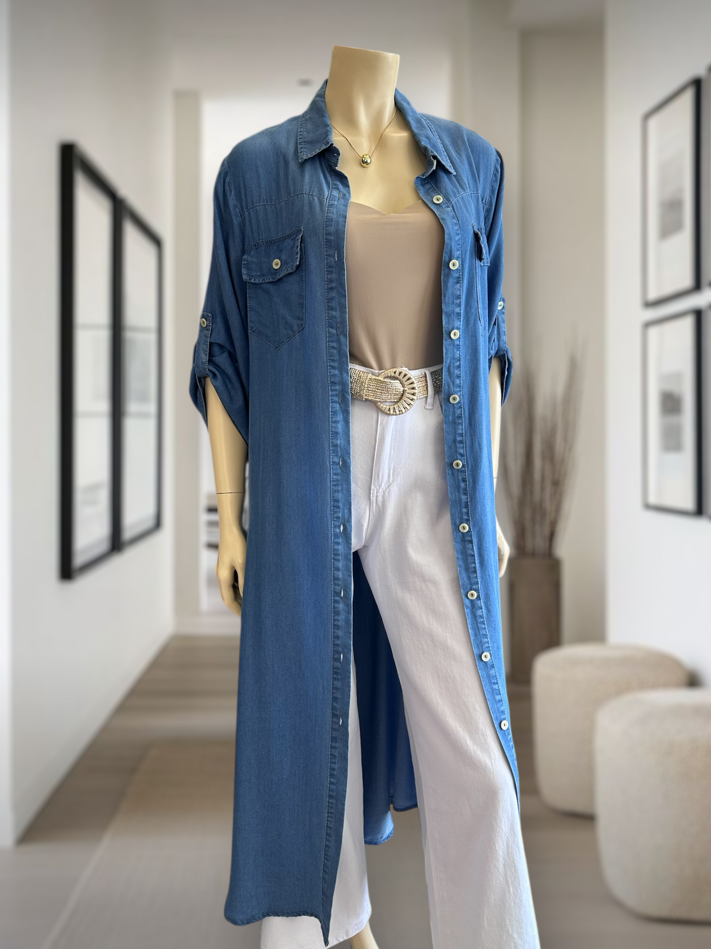 Vestido Camisero Tencel