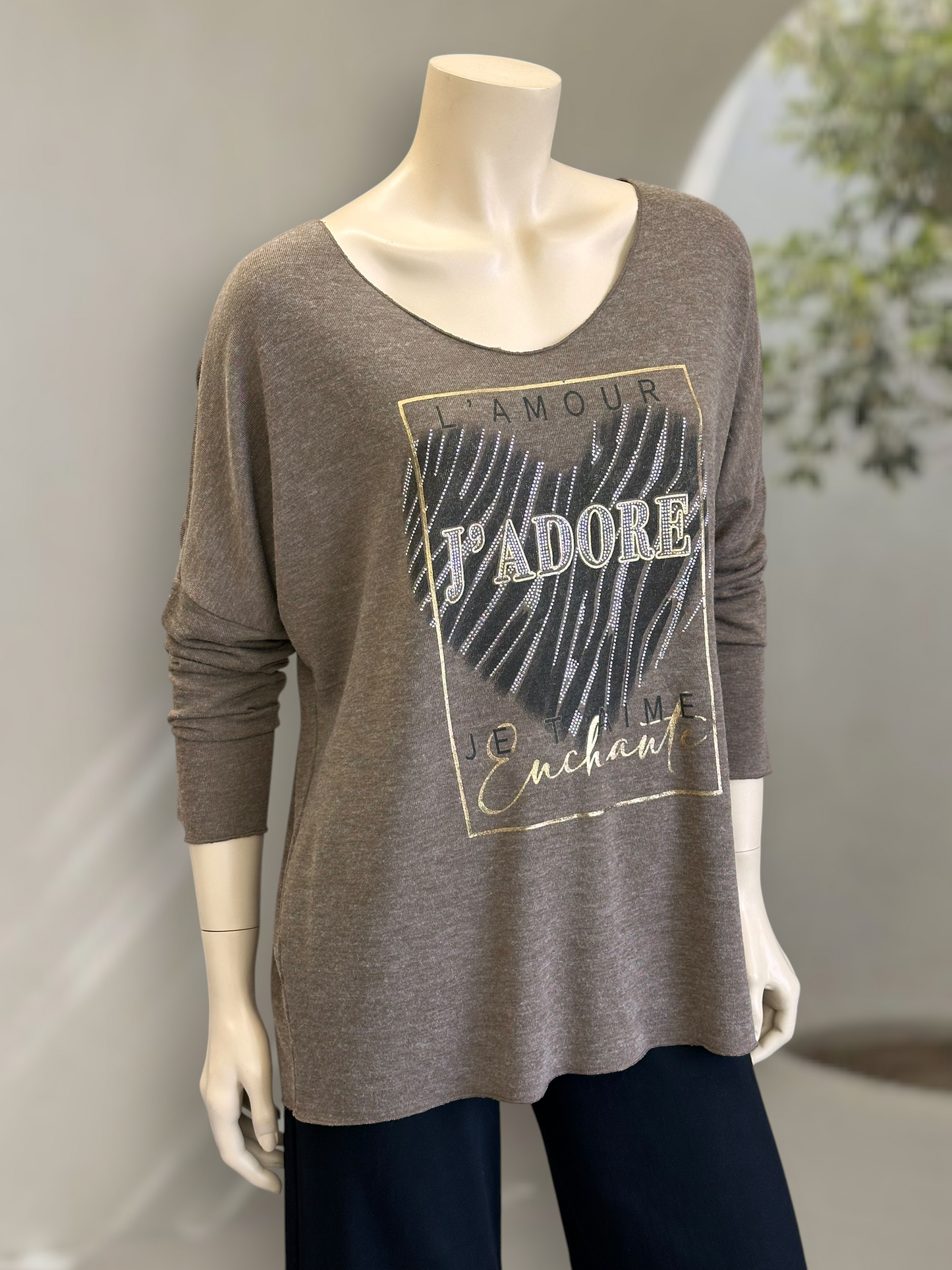 Polera Hilo Spandex J’Adore Camel