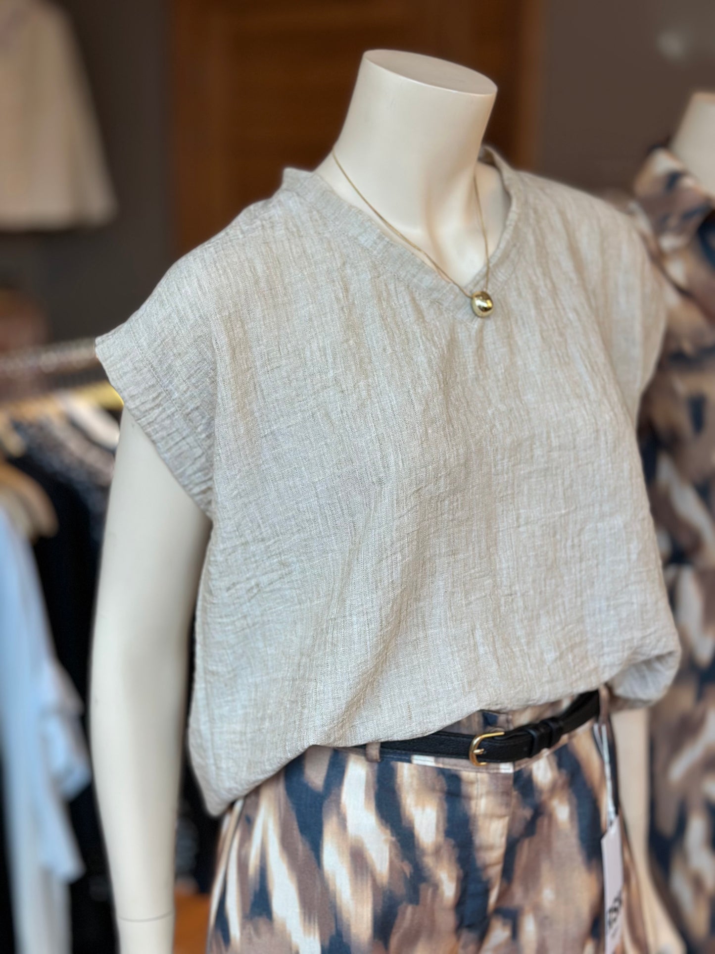 Blusa Nua Beige