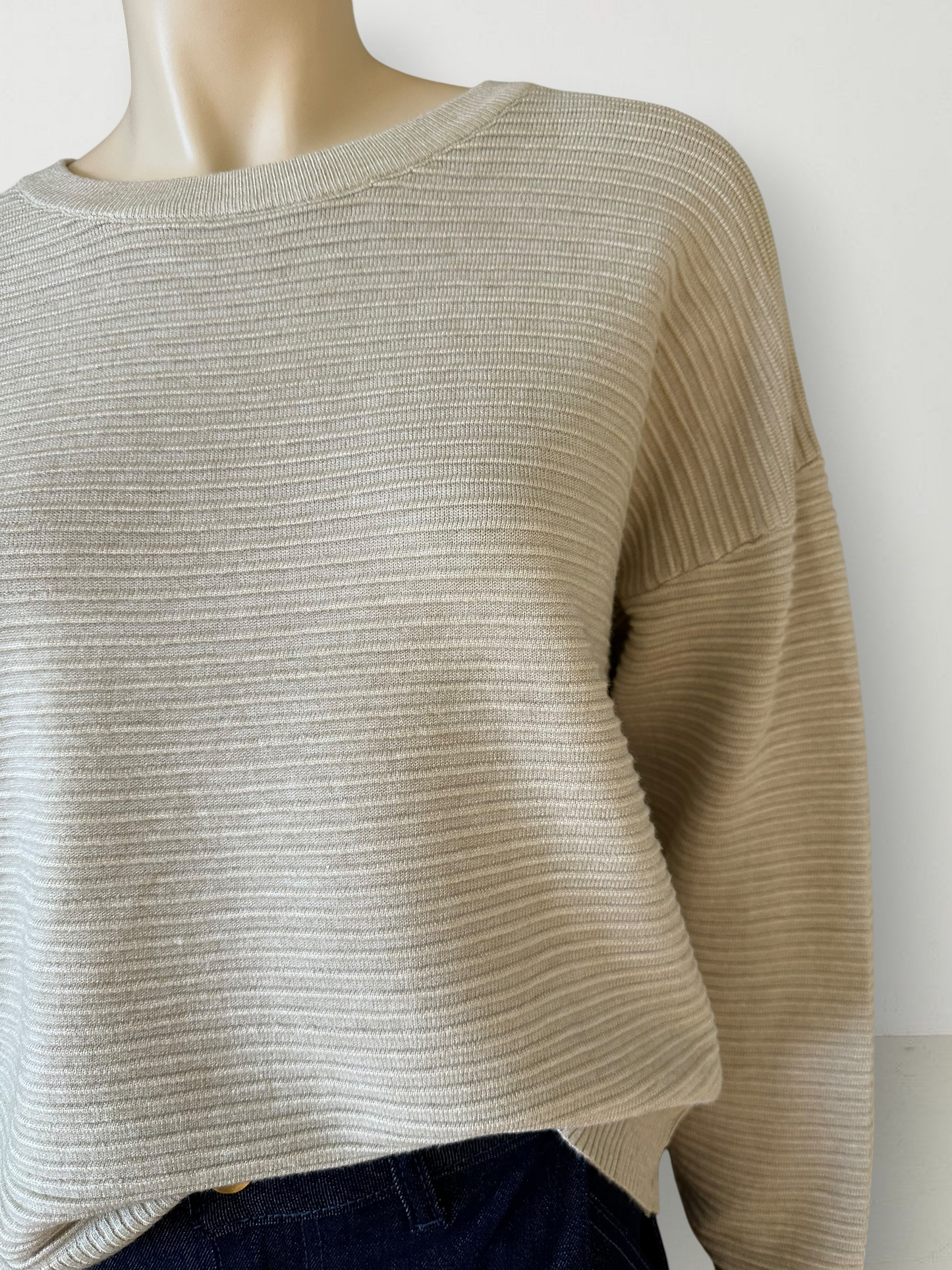 Sweater Canalé Beige