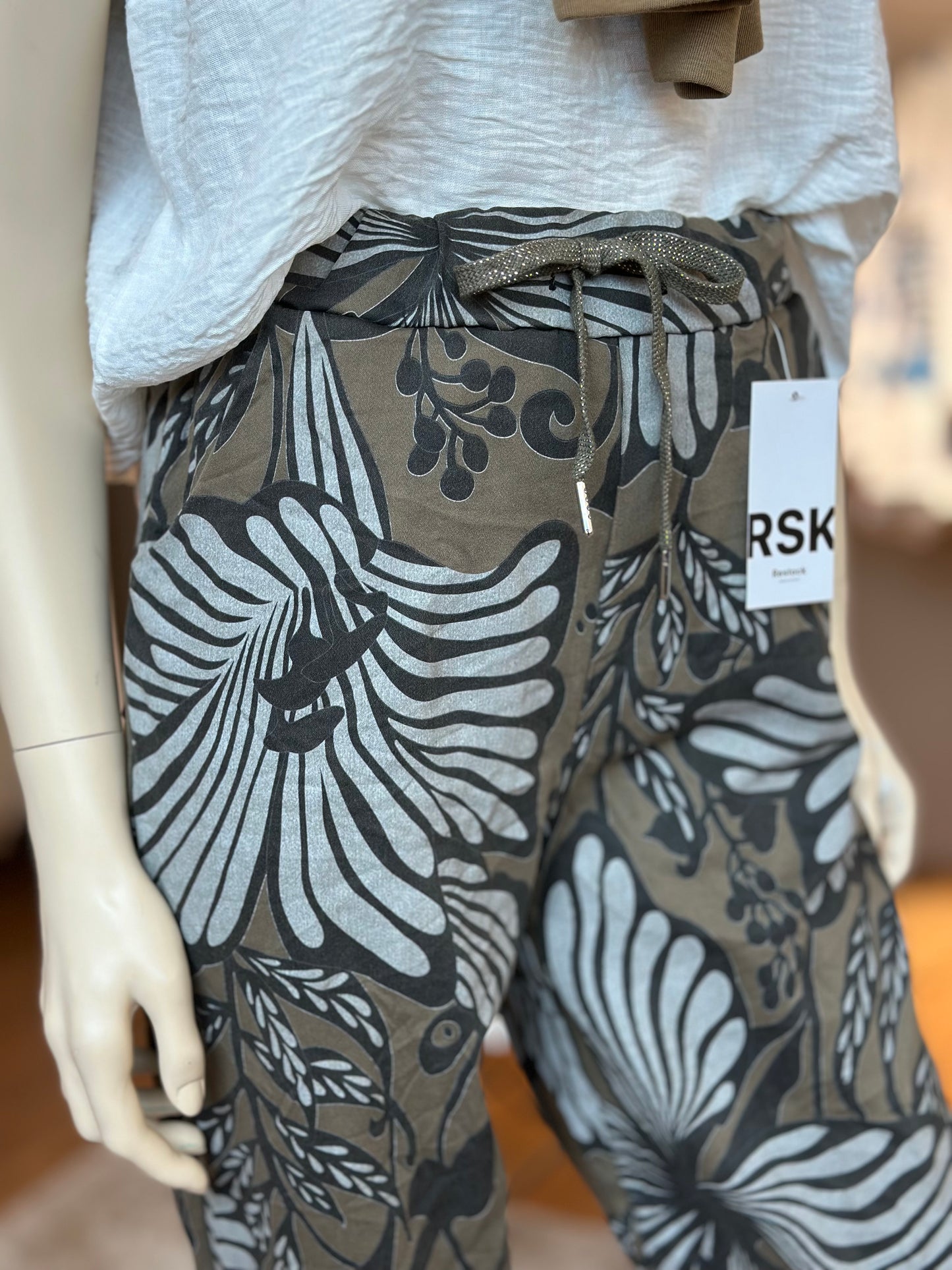 Jogger Gabardina Verde