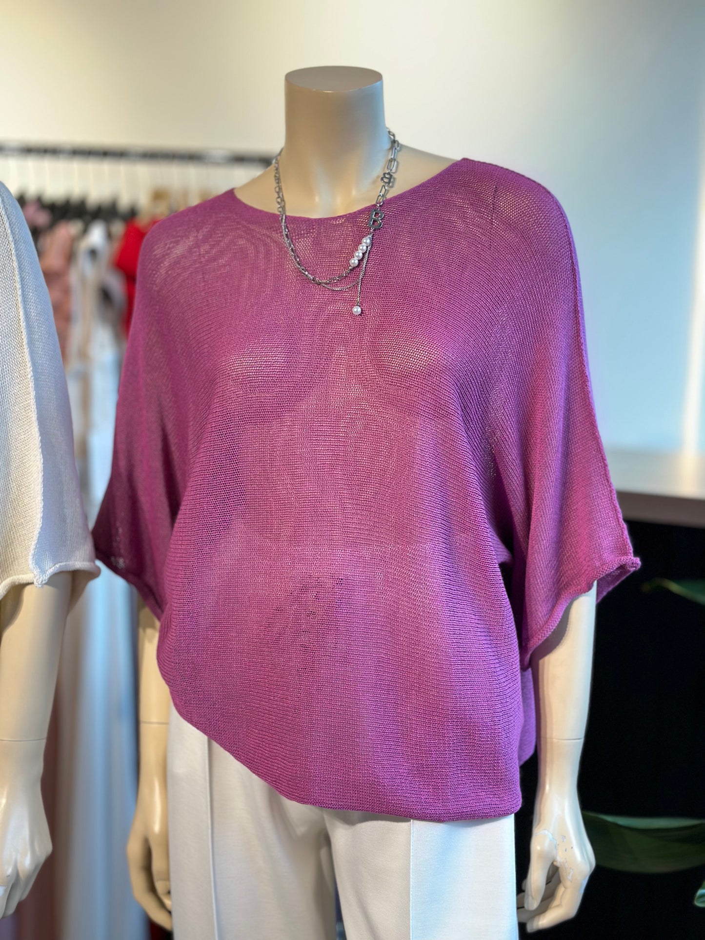Sweater Hilo Italiano Rosa