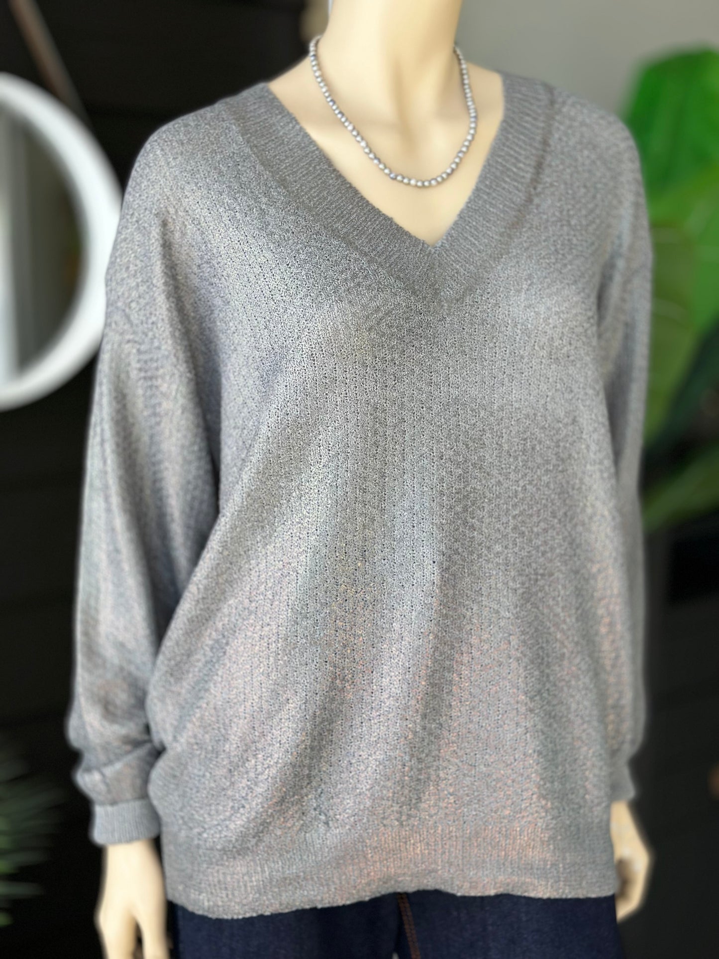 Sweater Oversize Italia Gris