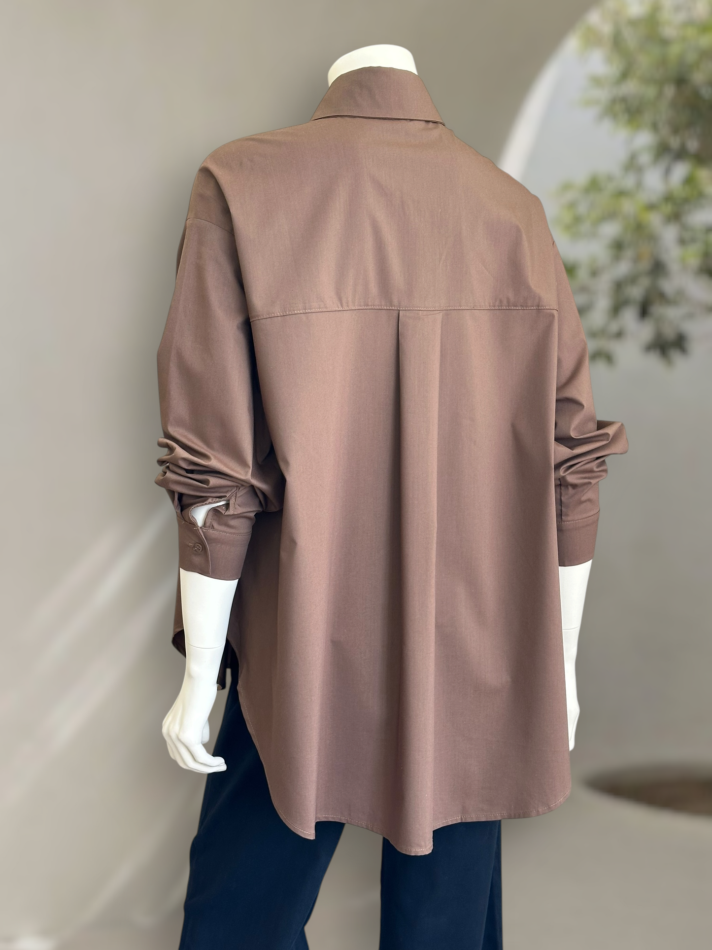 Blusa Milano Oversize Café