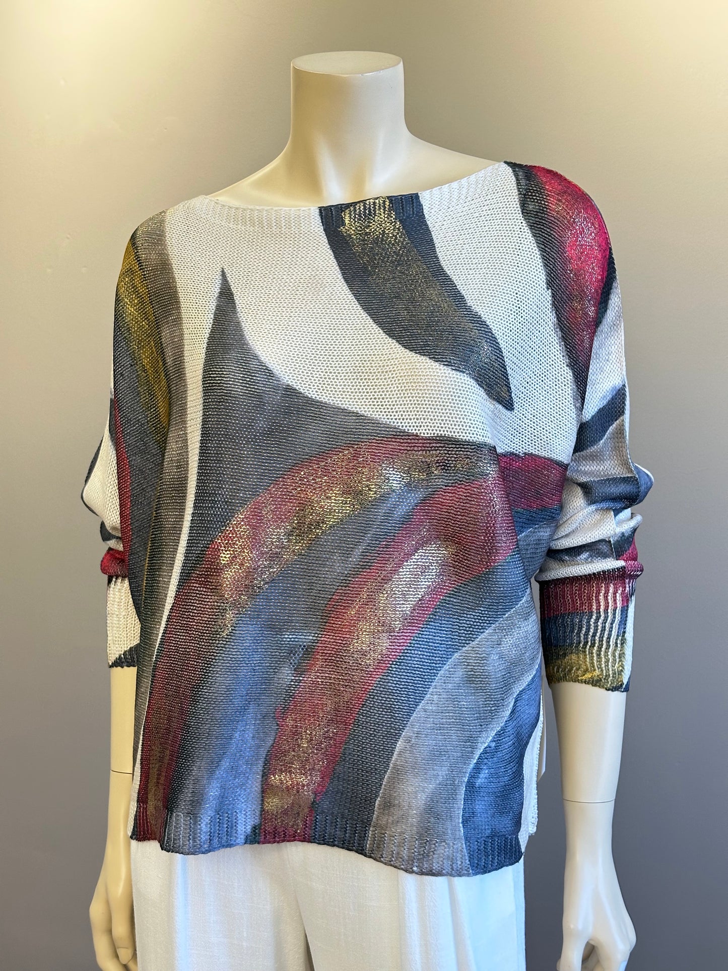 Sweater Hilo Italiano Azul Mix