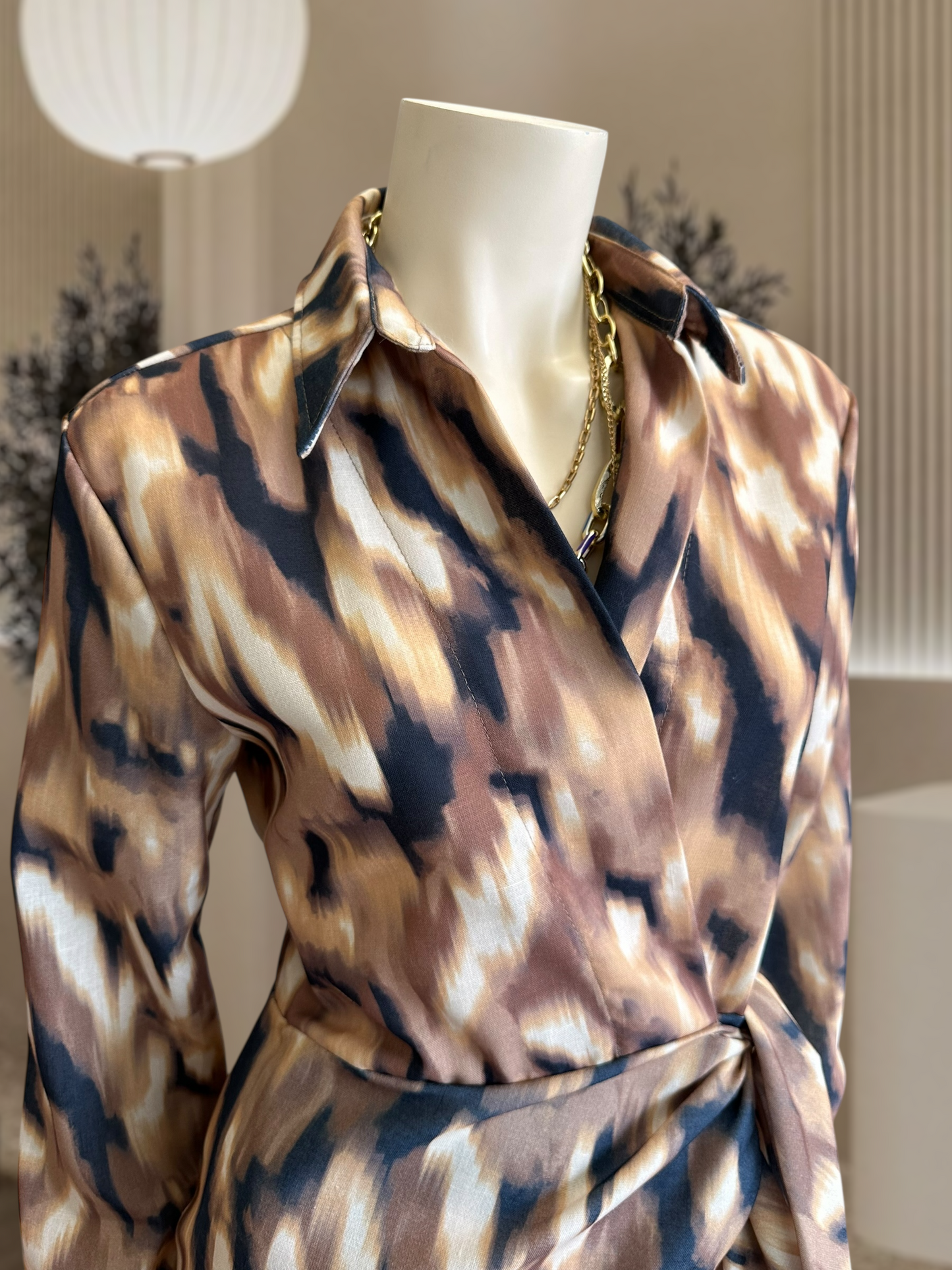 Vestido Nua Camel