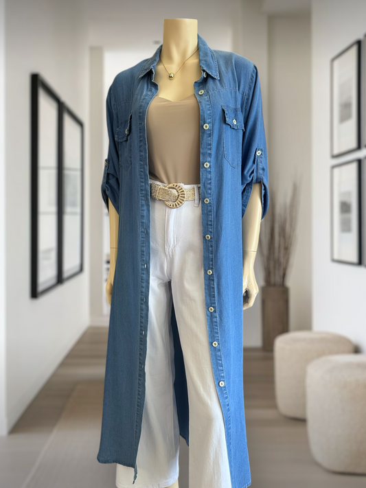Vestido Camisero Tencel