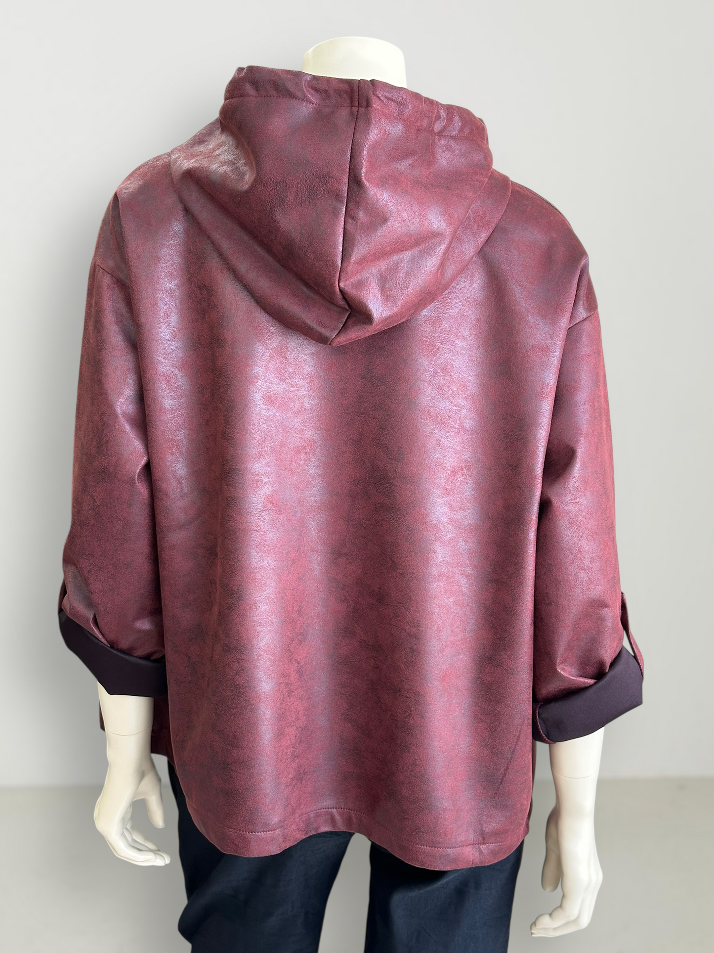 Polerón Ecocuero Urban Borgoña