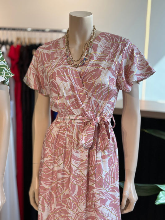 Vestido Rosa Gold