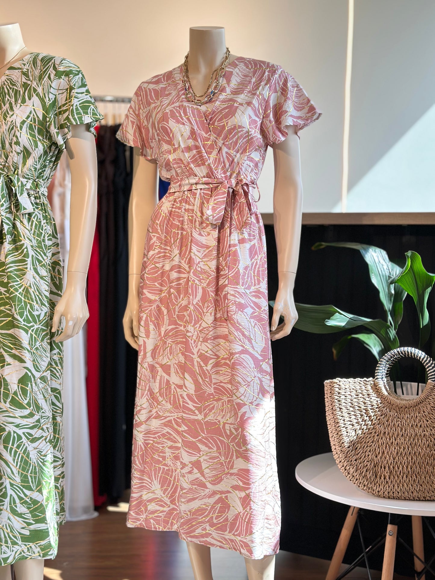 Vestido Rosa Gold