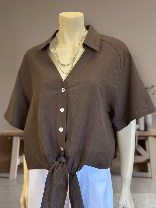 Blusa Nudo Linolet Café