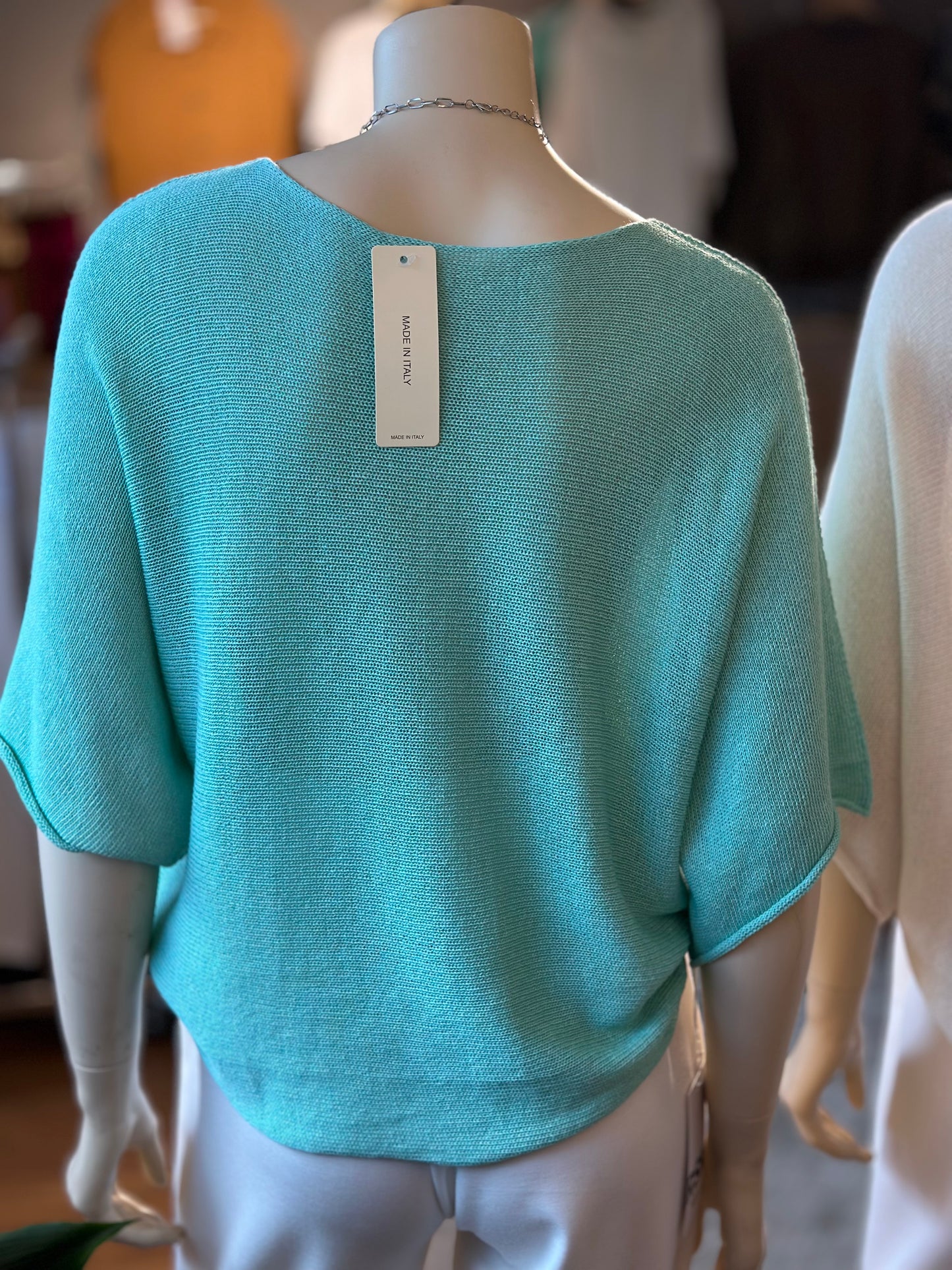 Sweater Hilo Italiano Menta
