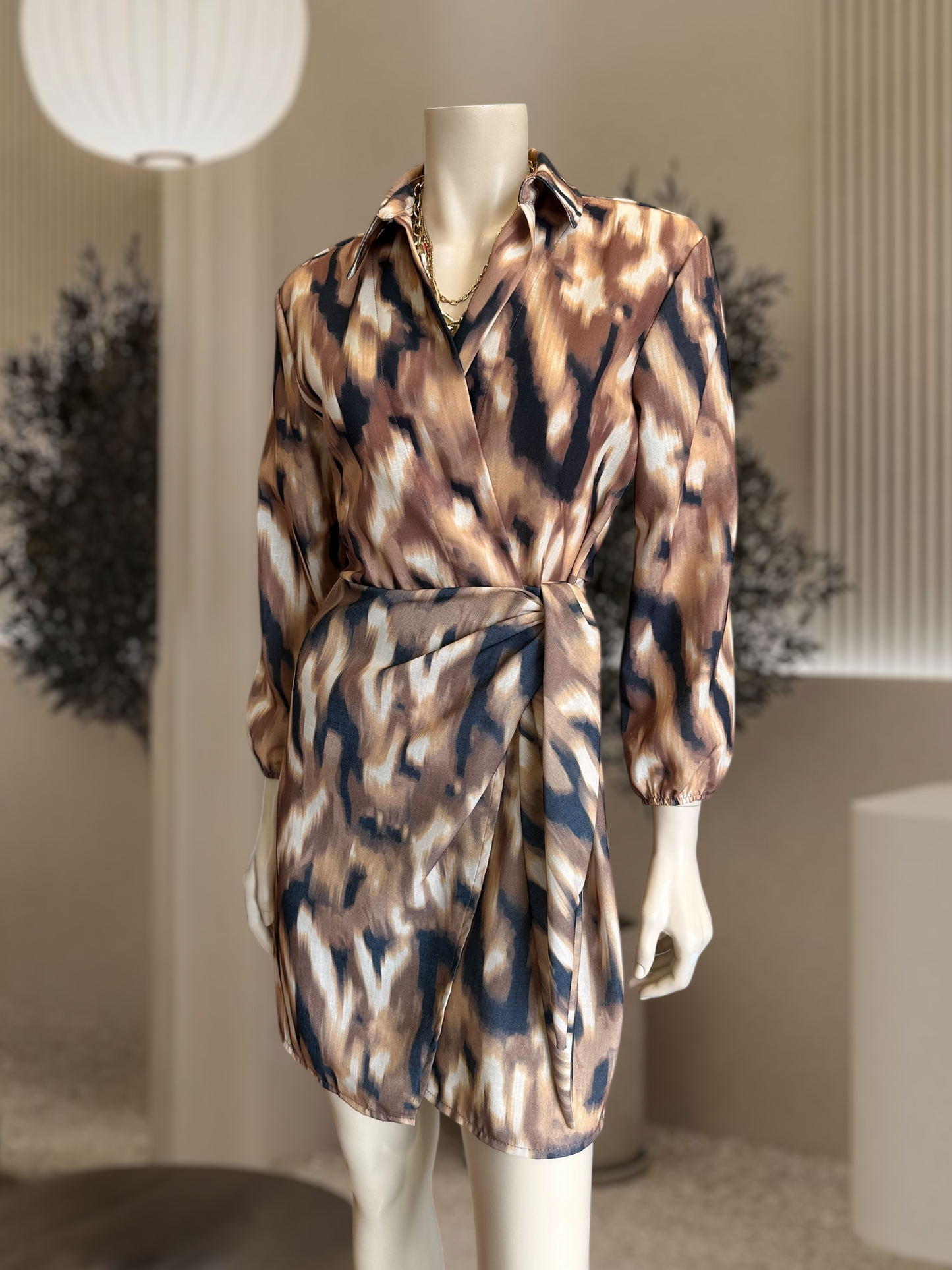 Vestido Nua Camel