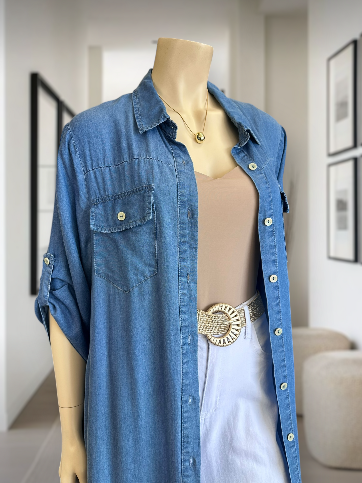 Vestido Camisero Tencel