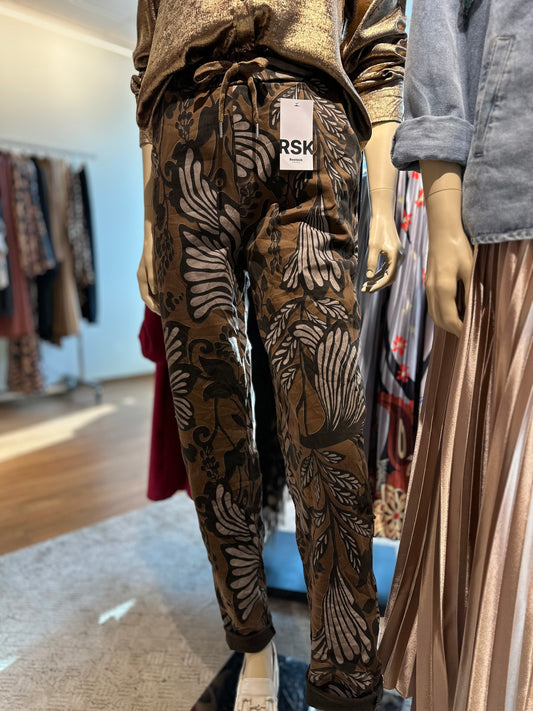 Jogger Gabardina Café