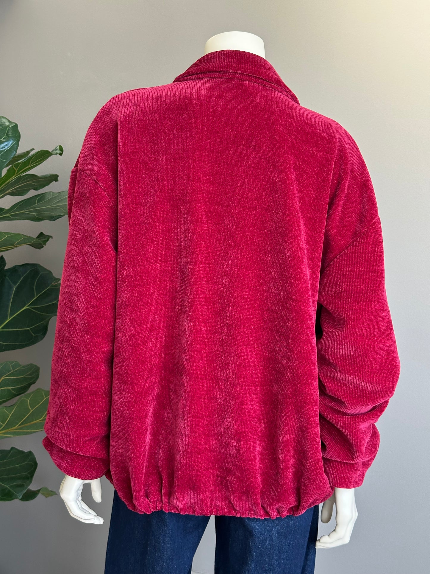 Chaqueta Cotelé Italiana OversizeRojo