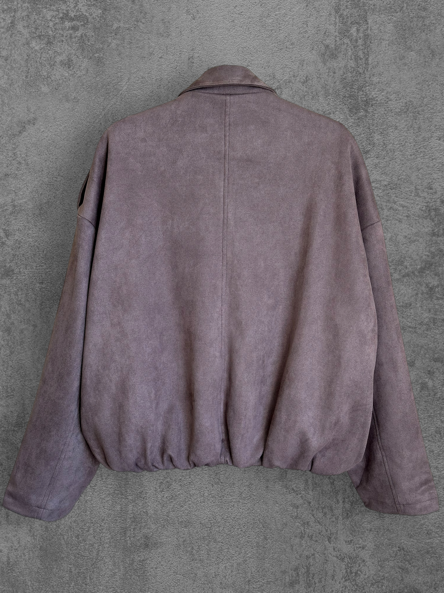 Chaqueta Roma Suede Bomber Café