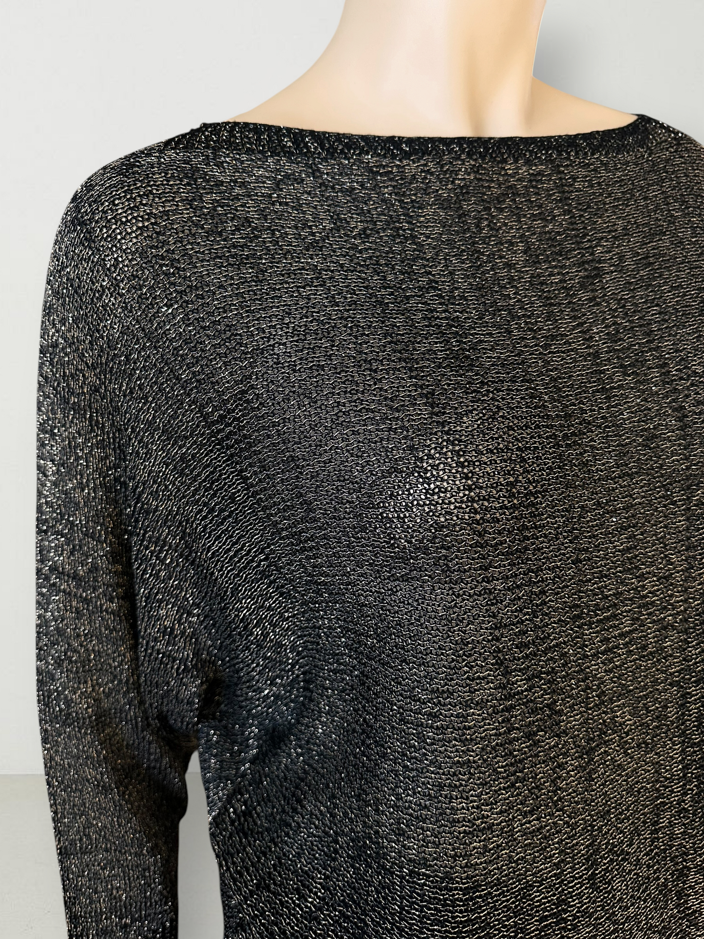 Sweater Hilo Lurex Negro