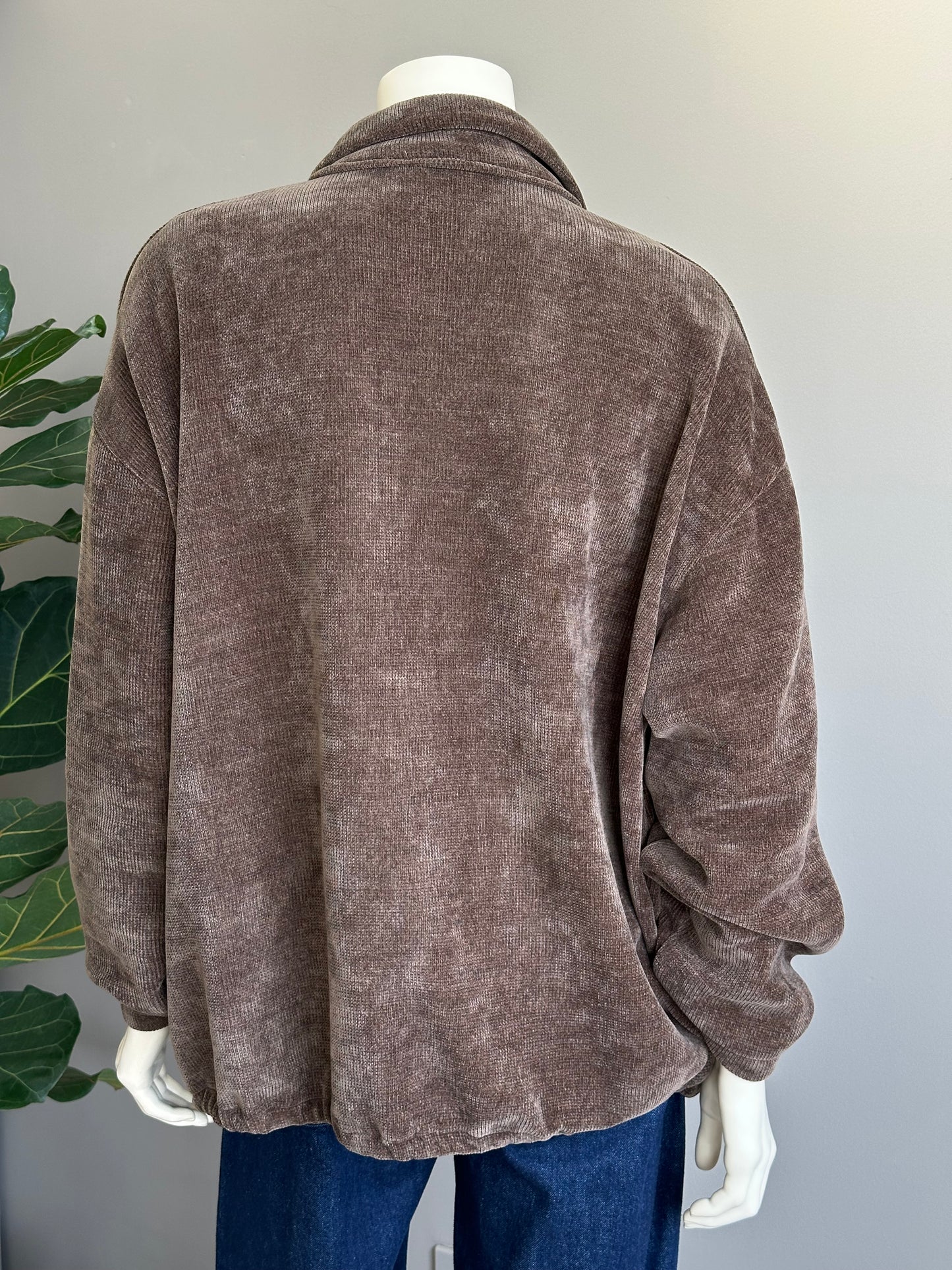 Chaqueta Cotelé Italiana Oversize Café