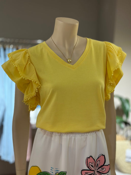 Polera Nua Amarillo