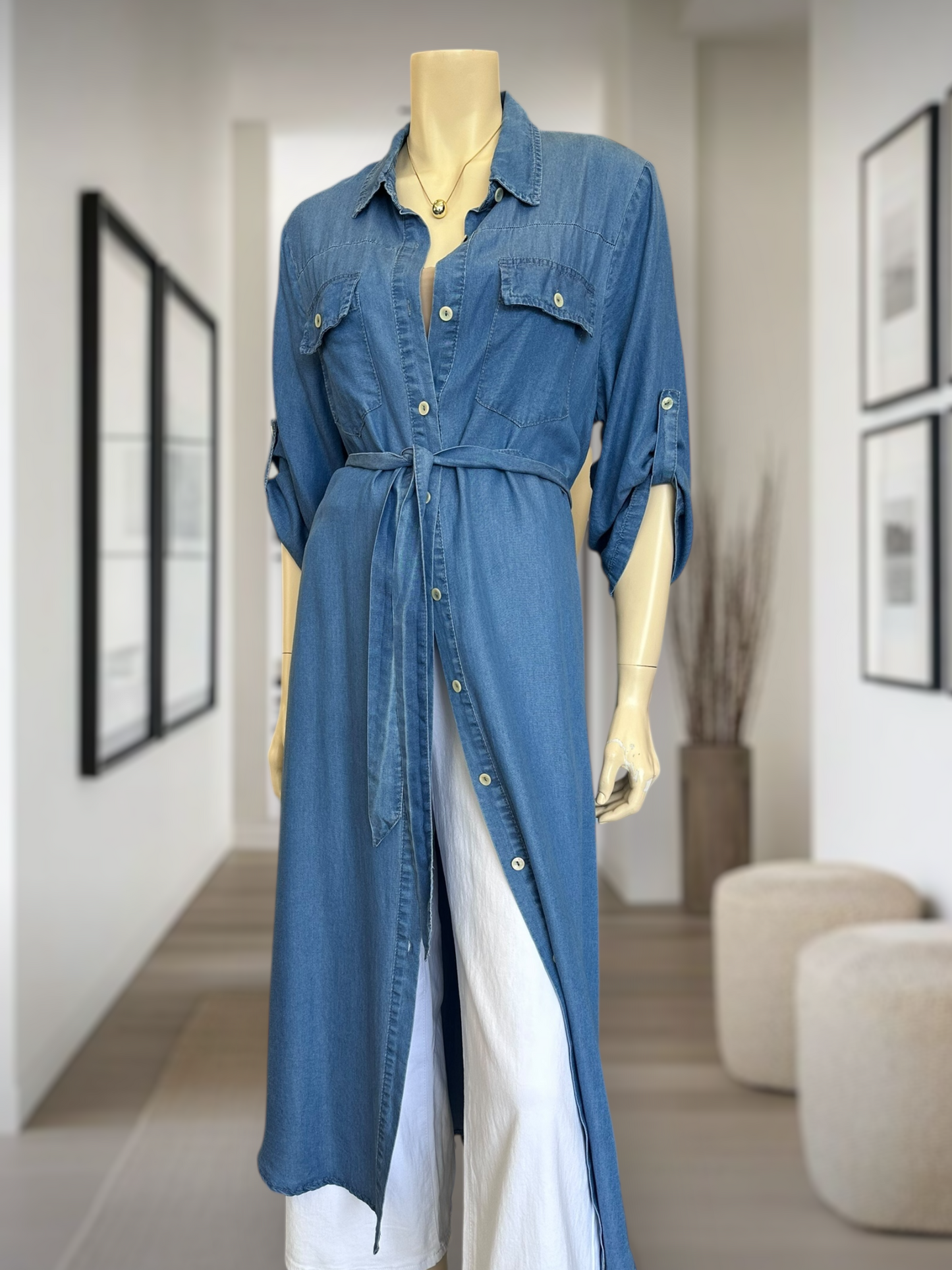 Vestido Camisero Tencel