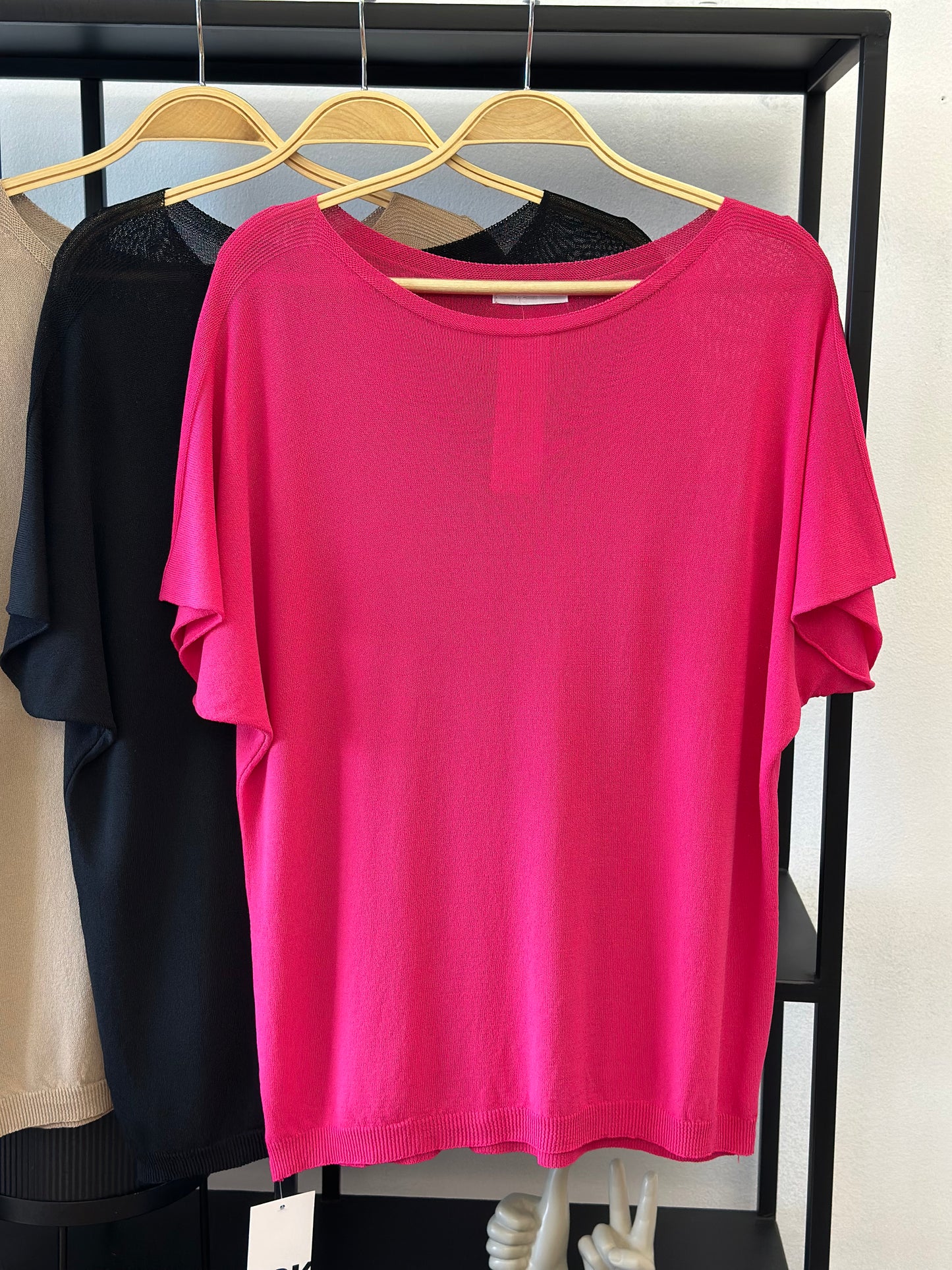 Polera Hilo Italiana Magenta