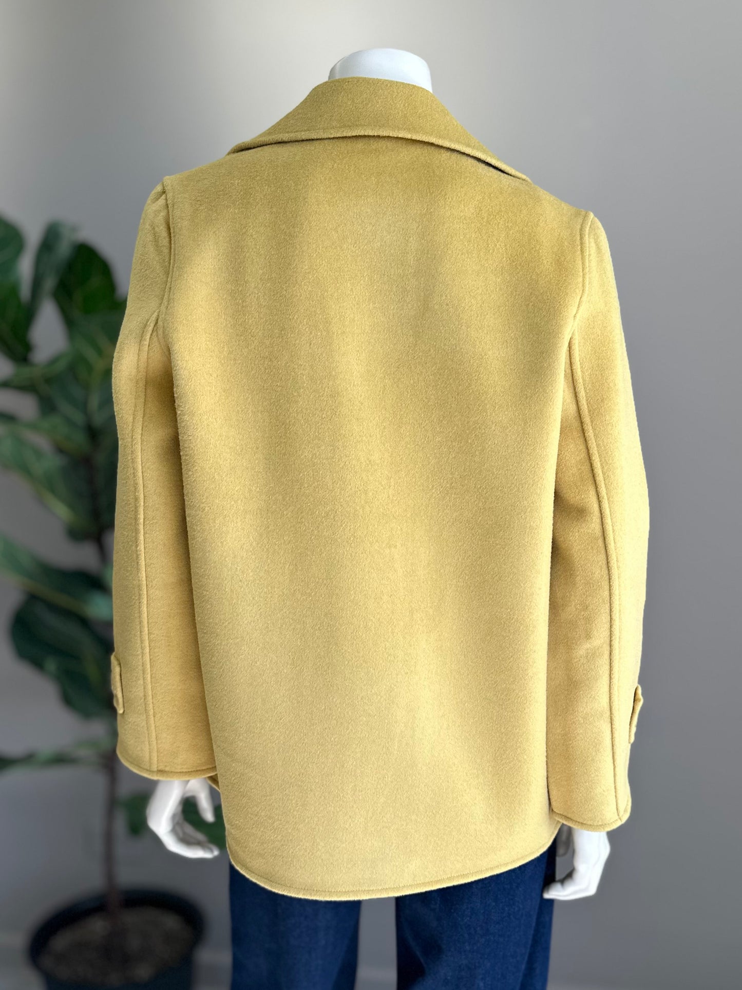 Blazer Cachemira 100% Lana Mostaza