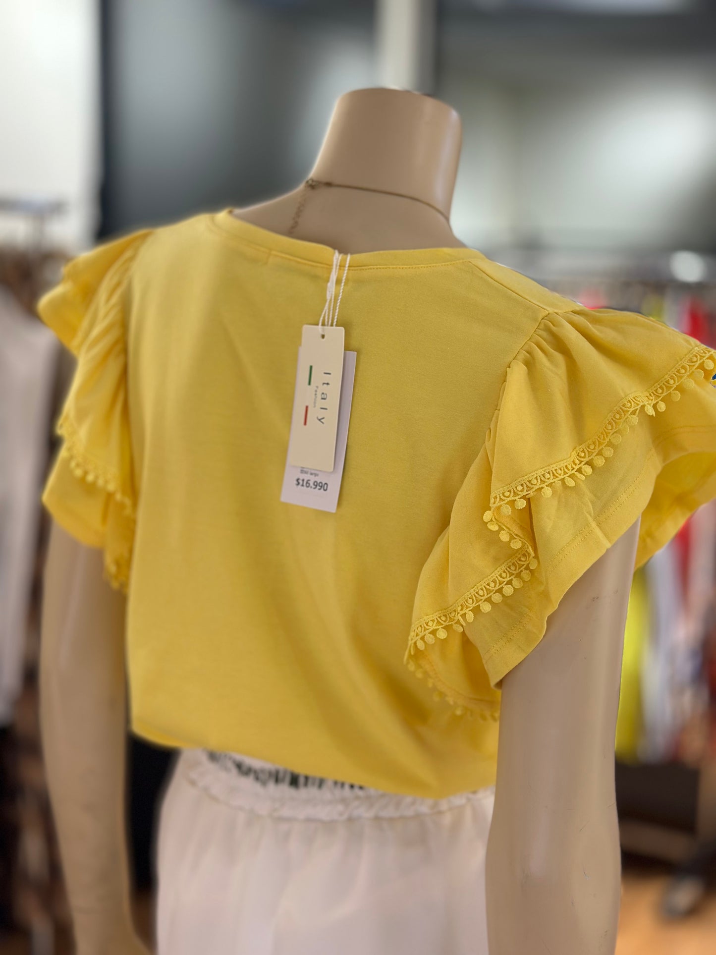 Polera Nua Amarillo