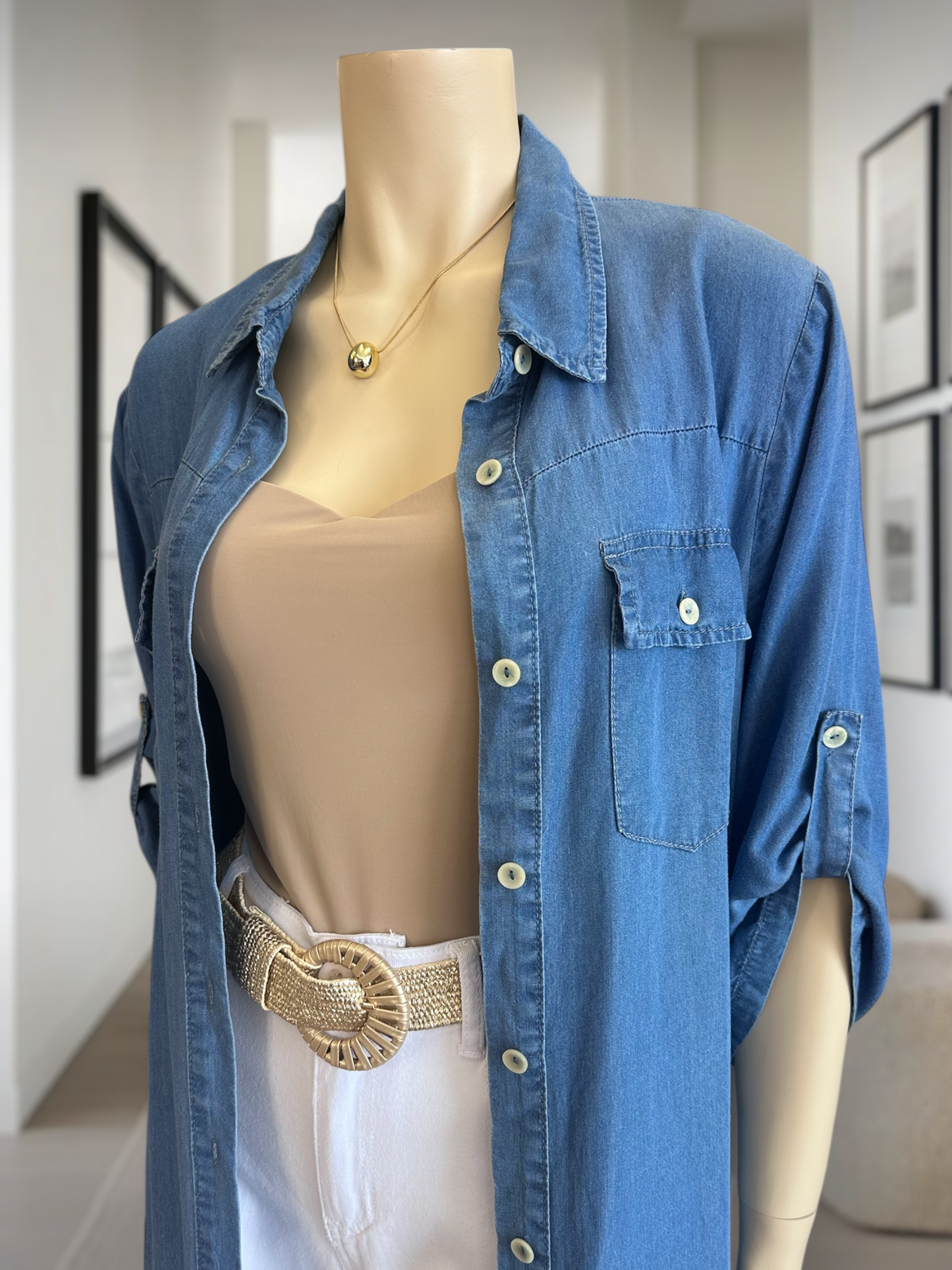 Vestido Camisero Tencel