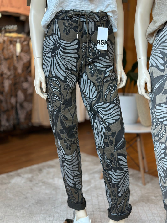 Jogger Gabardina Verde