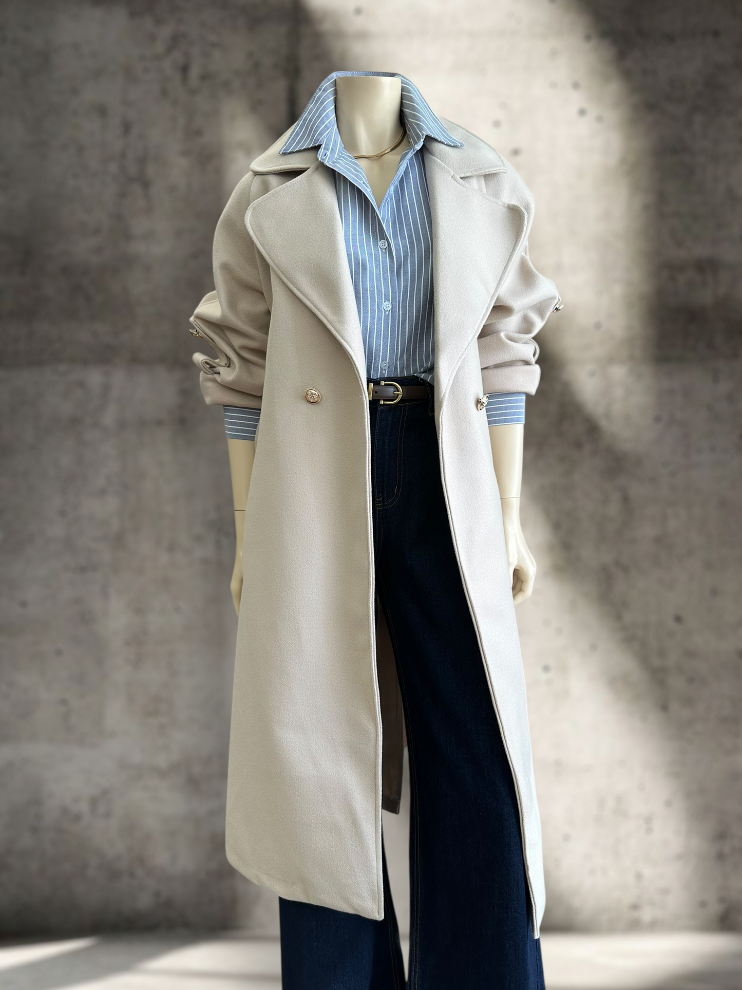 Abrigo Italiano Firenze Beige