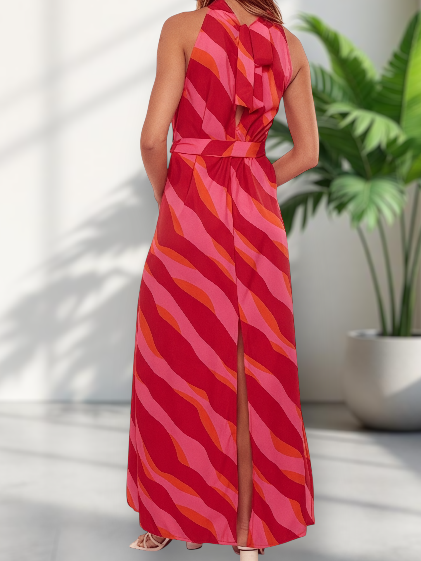 Vestido Gala Sunset Rojo