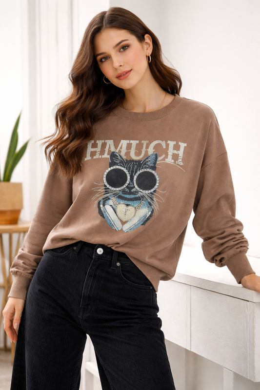 Polerón Cat Shine Camel