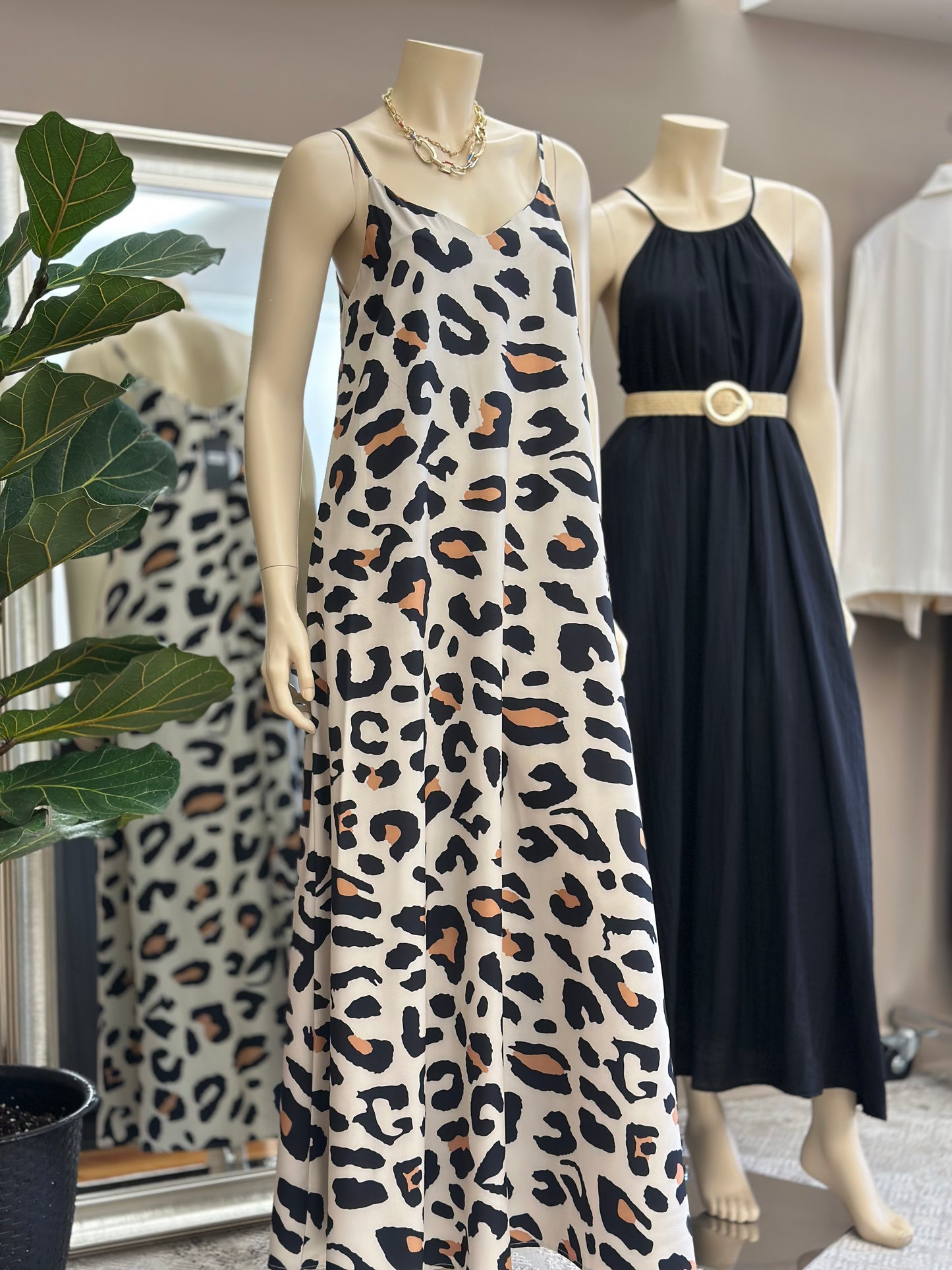 Maxi Vestido Animal Print