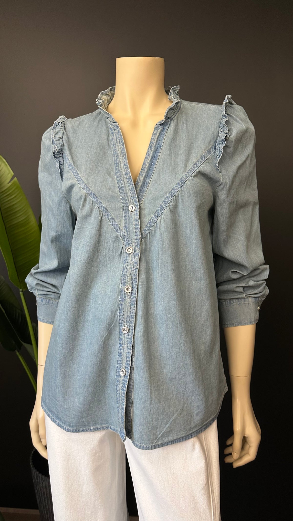 Blusa Tencel Romántica