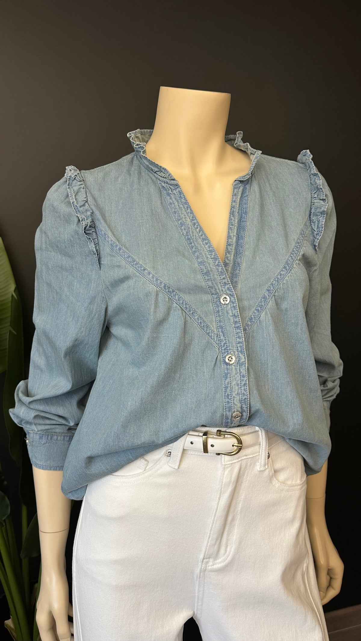 Blusa Tencel Romántica