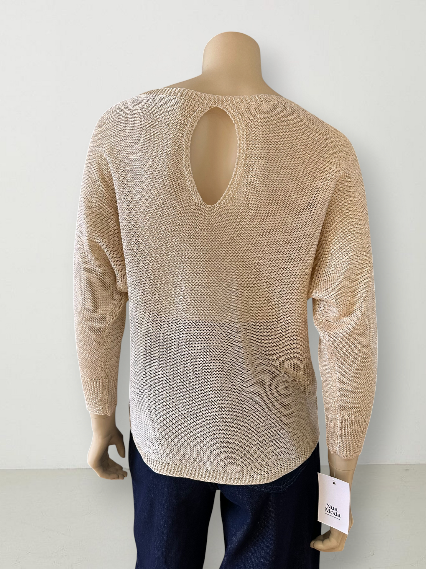 Sweater Hilo Lurex Beige