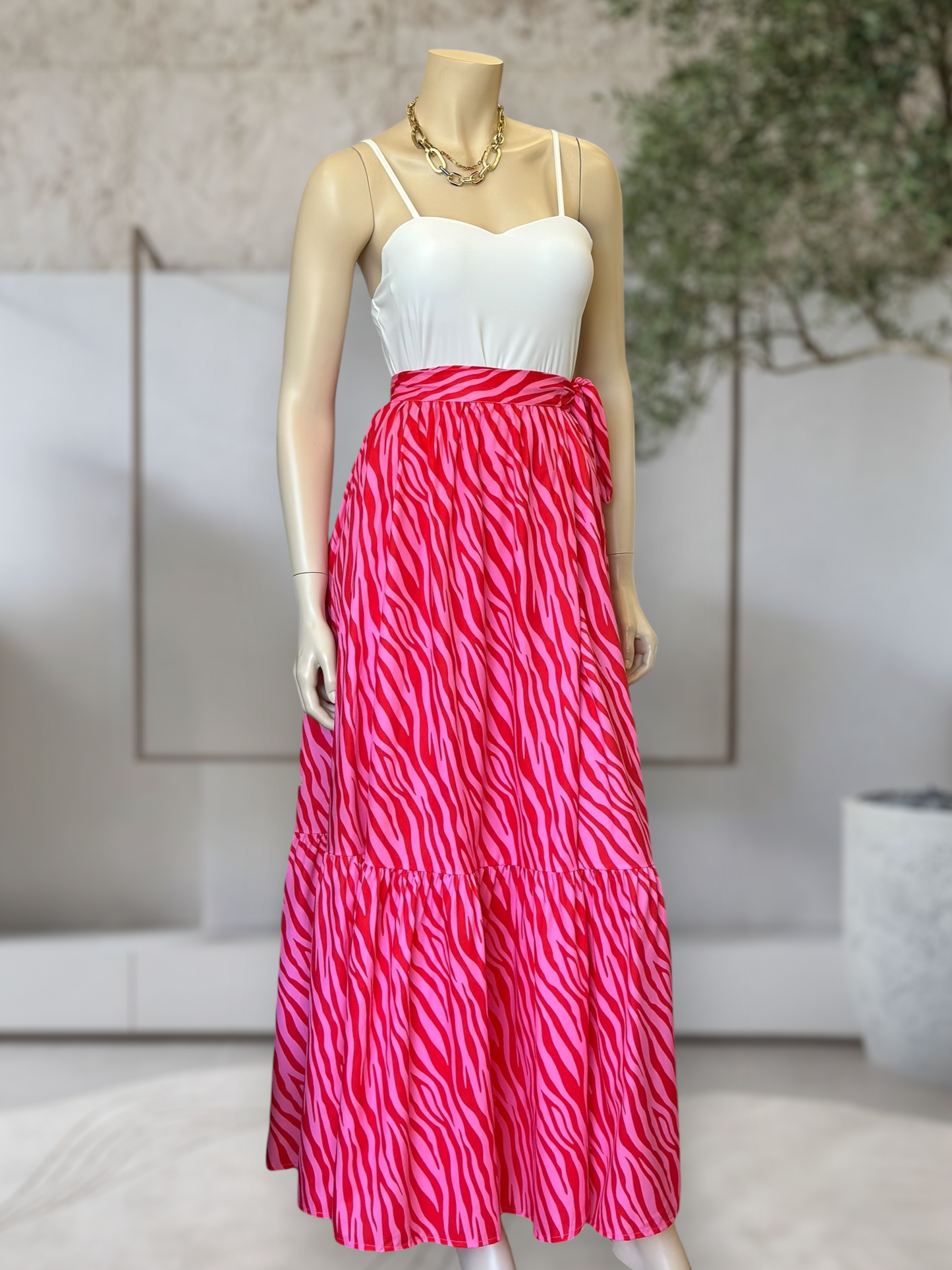 Falda Envolvente Rosa