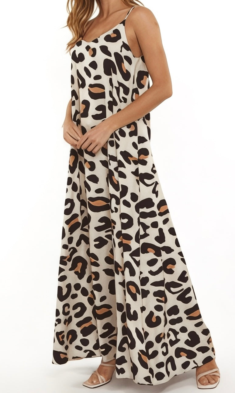 Maxi Vestido Animal Print